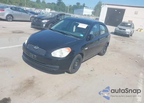 2007 Hyundai Accent Gls из США, поврежденный, VIN KMHCN46C27U126429